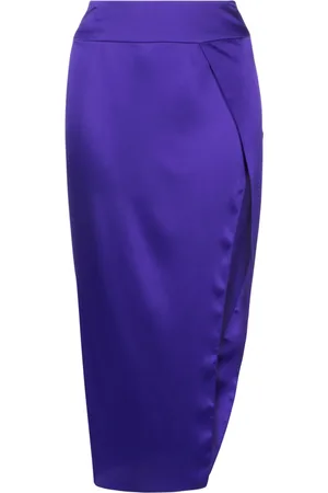 Michelle Mason Silk wrap skirt