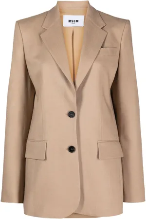 Msgm Notched-lapels single-breasted blazer