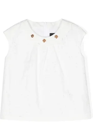 VERSACE Barocco Sangallo sleeveless blouse