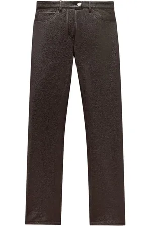 Courrèges Straight-leg vinyl trousers