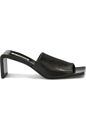 Jil Sander Square open-toe leather sandals