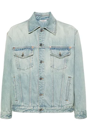 VALENTINO GARAVANI Logo-embossed denim jacket