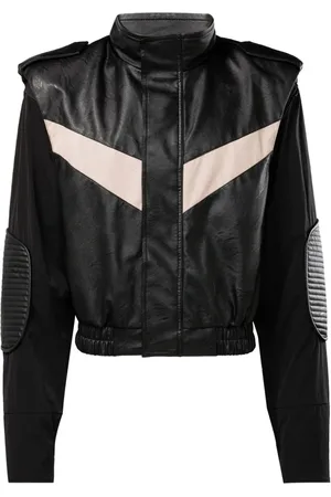 Reebok Vector panelled biker jacket