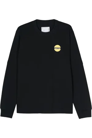 SACAI Embroidered-slogan T-shirt