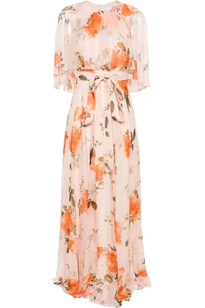 Erdem Floral-print silk maxi dress