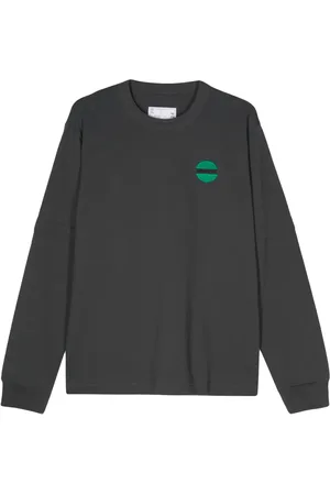 SACAI Embroidered-slogan T-shirt