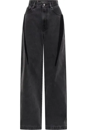 DION LEE Darted wide-leg jeans