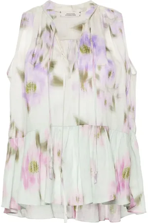Dorothee Schumacher Blooming Volumes chambray blouse