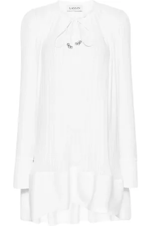 Lanvin Pleated mini dress