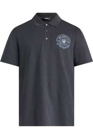 VERSACE Nautical Medusa cotton polo shirt