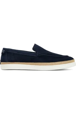Neil Barrett Almond-toe suede loafers