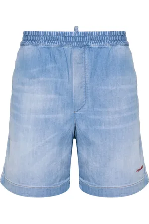 Dsquared2 Logo-embroidered bermuda shorts