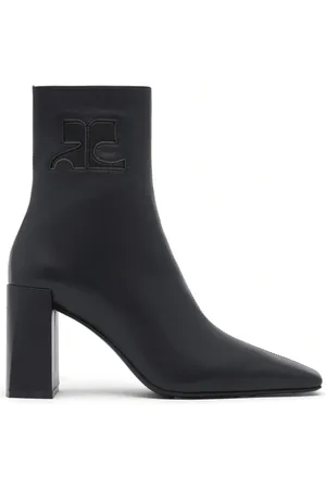 Courrèges Heritage leather ankle boots