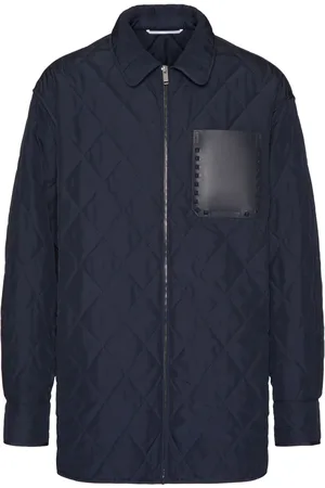 VALENTINO GARAVANI Rockstud Untitled quilted shirt jacket