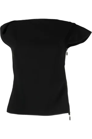 MATICEVSKI Asymmetric cap-sleeved T-Shirt