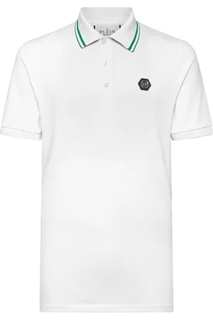 Philipp Plein Skull-print cotton polo shirt