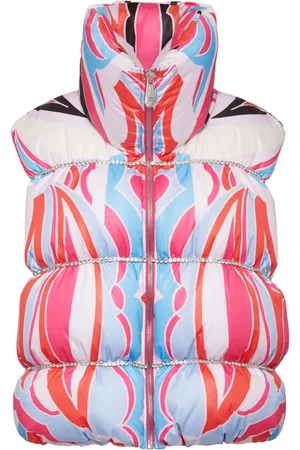 Philipp Plein Circus abstract-pattern quilted gilet
