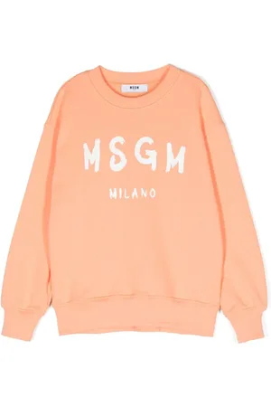 Msgm Logo-printed cotton sweatshirt