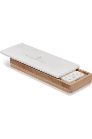 Brunello Cucinelli Walnut domino set
