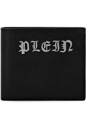 Philipp Plein Logo-lettering lather wallet