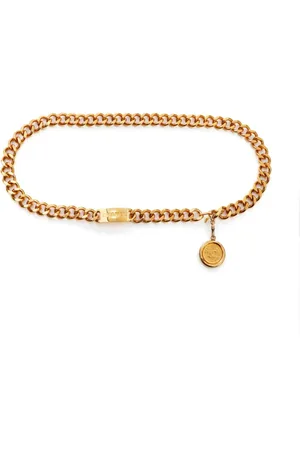 CHANEL 1990-1999 CC-logo chain-link belt