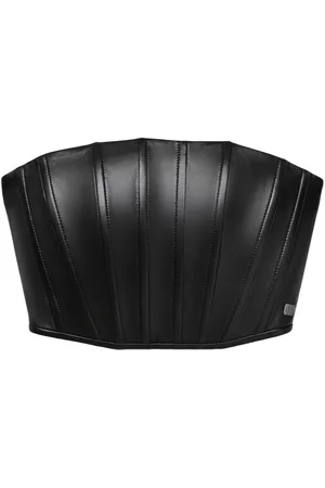 Marc Jacobs Strapless leather corset top