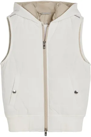 Brunello Cucinelli Quilted hooded gilet