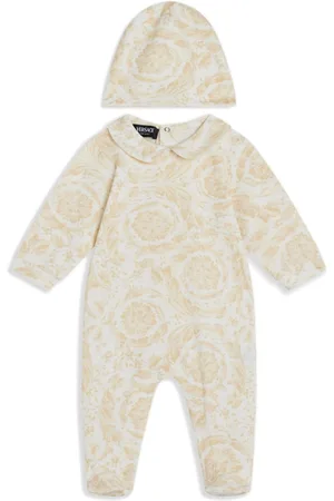 VERSACE Barocco-print sleepsuit set