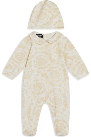 VERSACE Barocco-print sleepsuit set