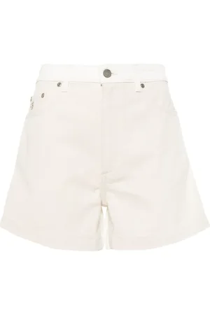 Stella McCartney Two-tone denim shorts