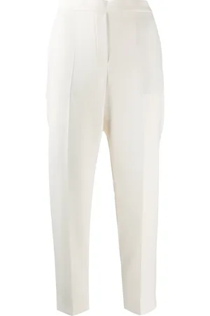 THEORY Straight-leg cropped trousers