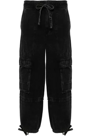 Marant Etoile Ivy cropped cargo jeans