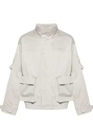 Msgm Logo-embroidered cargo jacket