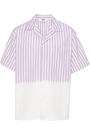 Msgm Pinstriped cotton shirt