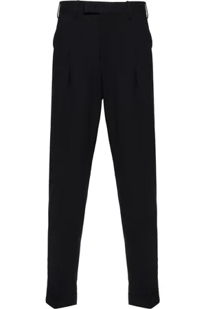 PT Torino Pleated slim-cut trousers