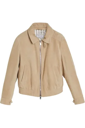Brunello Cucinelli Suede lightweight jacket