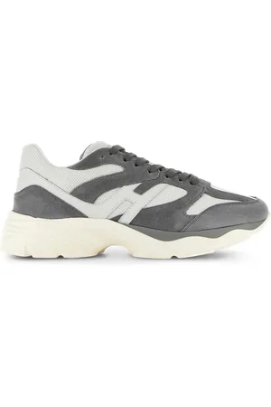 Hogan Panelled suede sneakers