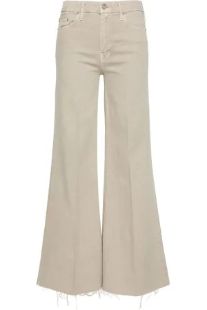 Mother The Roller Fray flared jeans