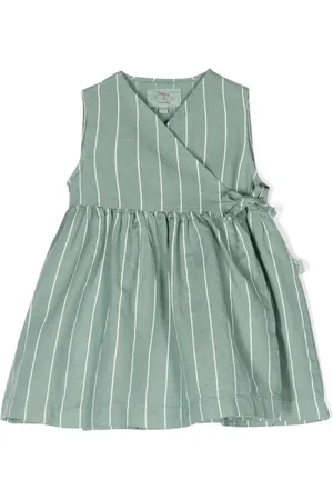 TEDDY & MINOU Striped wrap dress