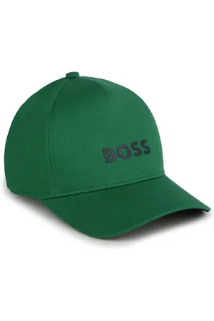 HUGO BOSS Logo-appliqué cotton cap