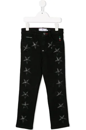 Philipp Plein Super straight cut starred jeans