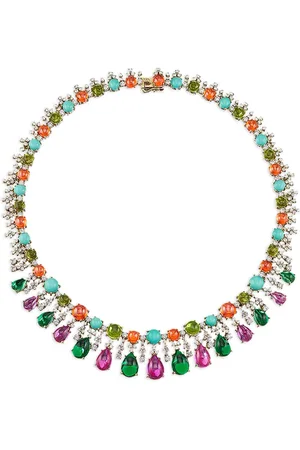 Anabela Chan 18ky yellow gold Tutti Frutti multi-stone necklace