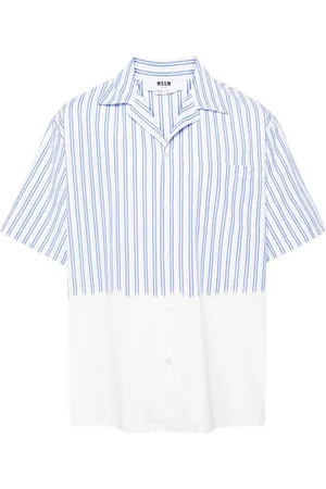 Msgm Pinstriped cotton shirt