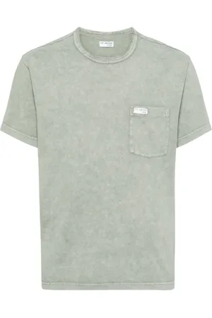 FAY Logo-appliqué cotton T-shirt