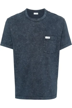 FAY Appliqué-logo cotton T-shirt