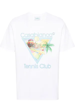 Casablanca Afro Cubism Tennis Club cotton T-shirt