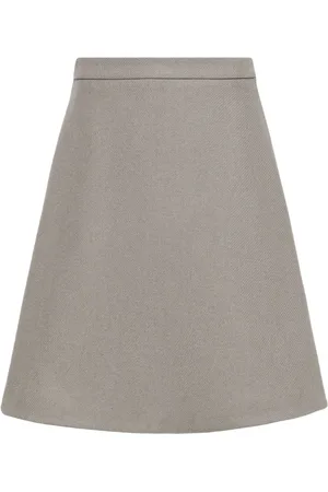 Ami Knitted midi skirt