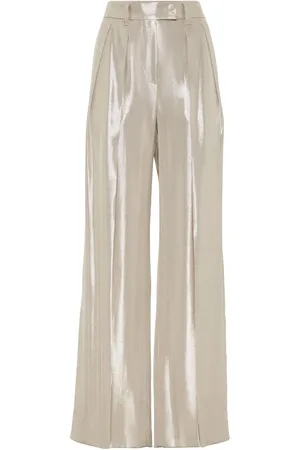 Brunello Cucinelli Pleated wide-leg trousers