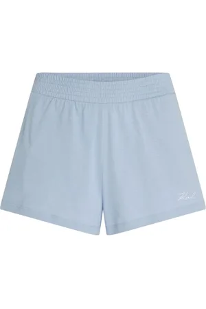 Karl Lagerfeld Signature organic-cotton shorts