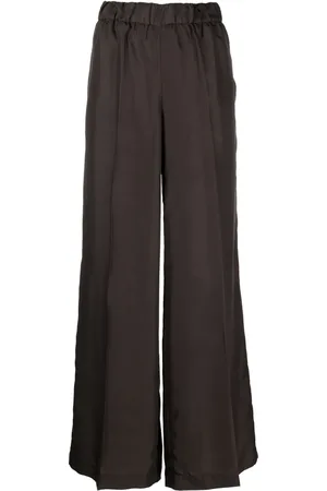 P.A.R.O.S.H. Wide-leg silk trousers